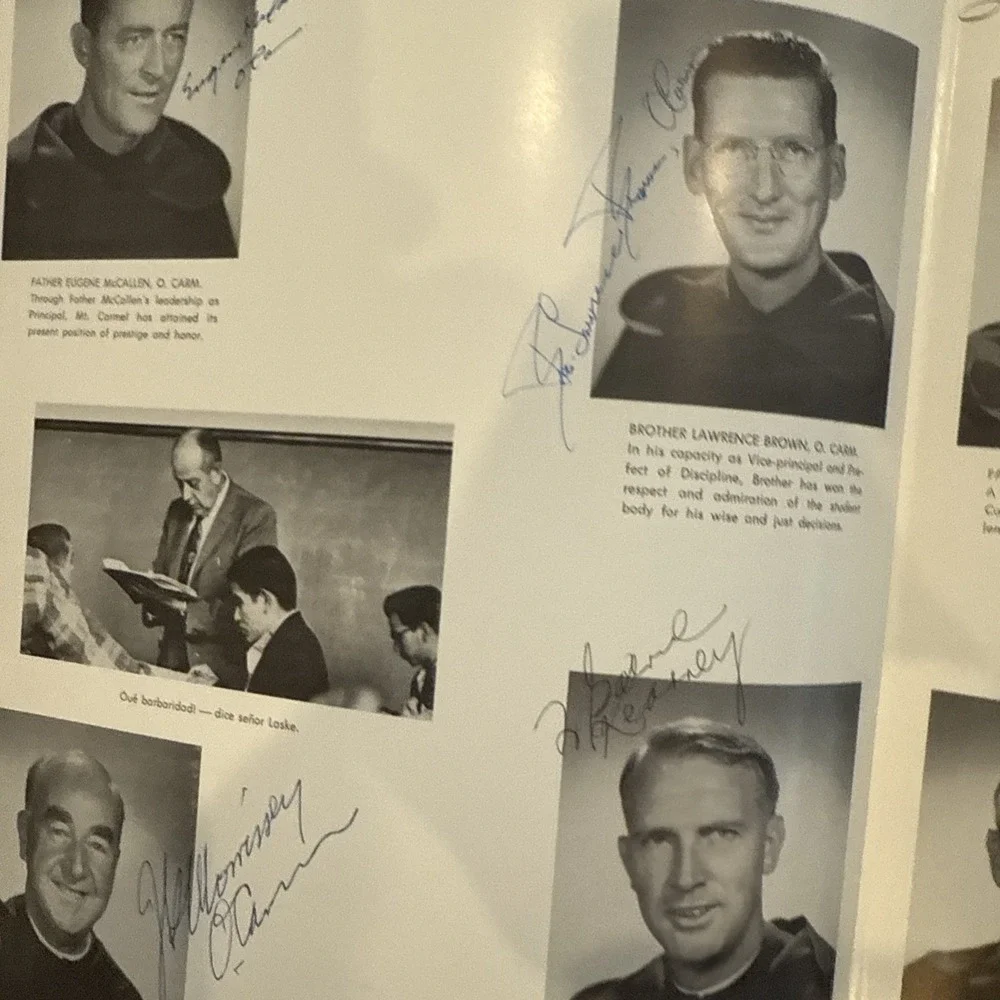 1959 Mount Carmel High School Yearbook Los Angeles‎ California El Conquistador